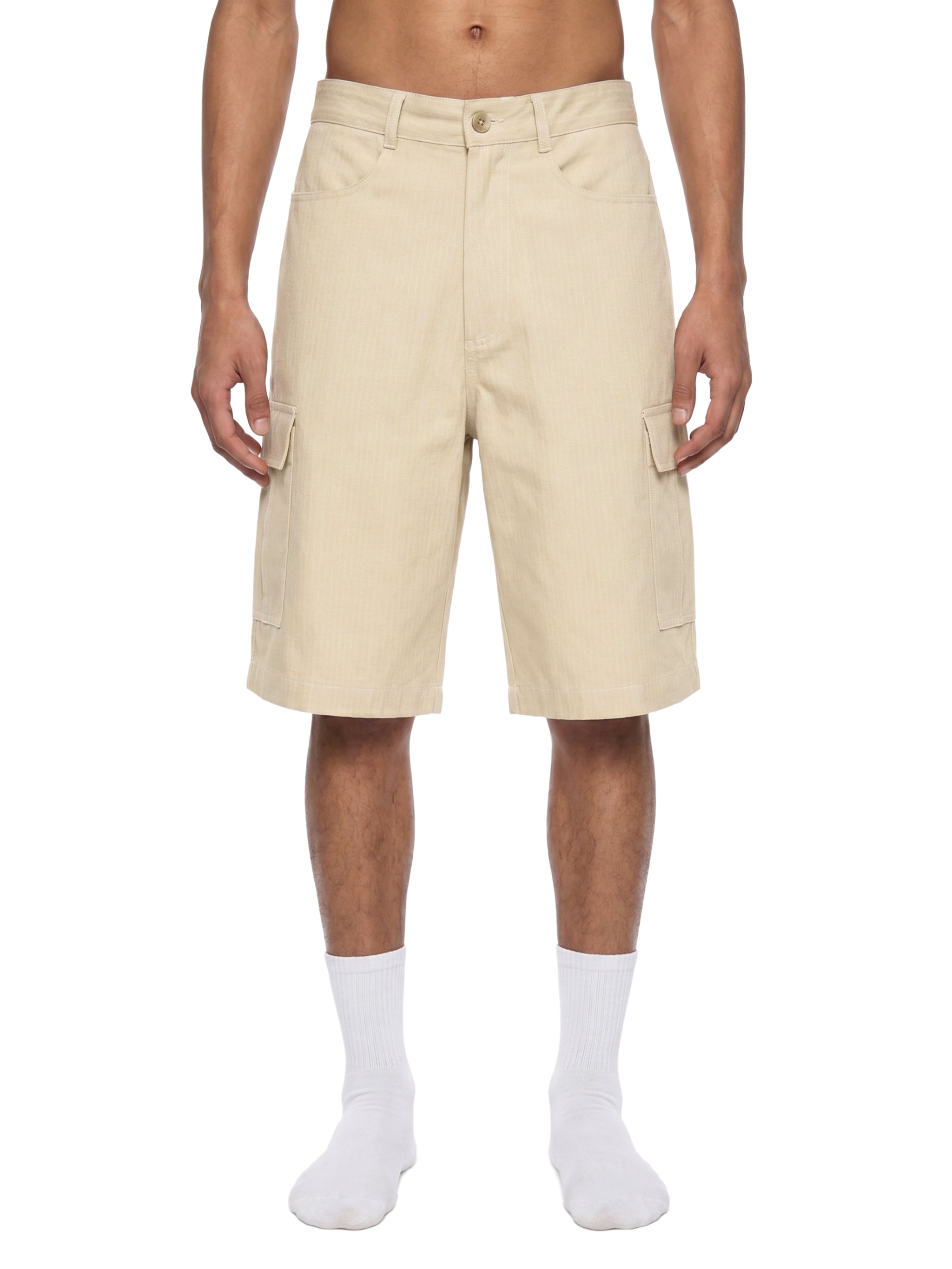 Unisex Woven Cargo Shorts