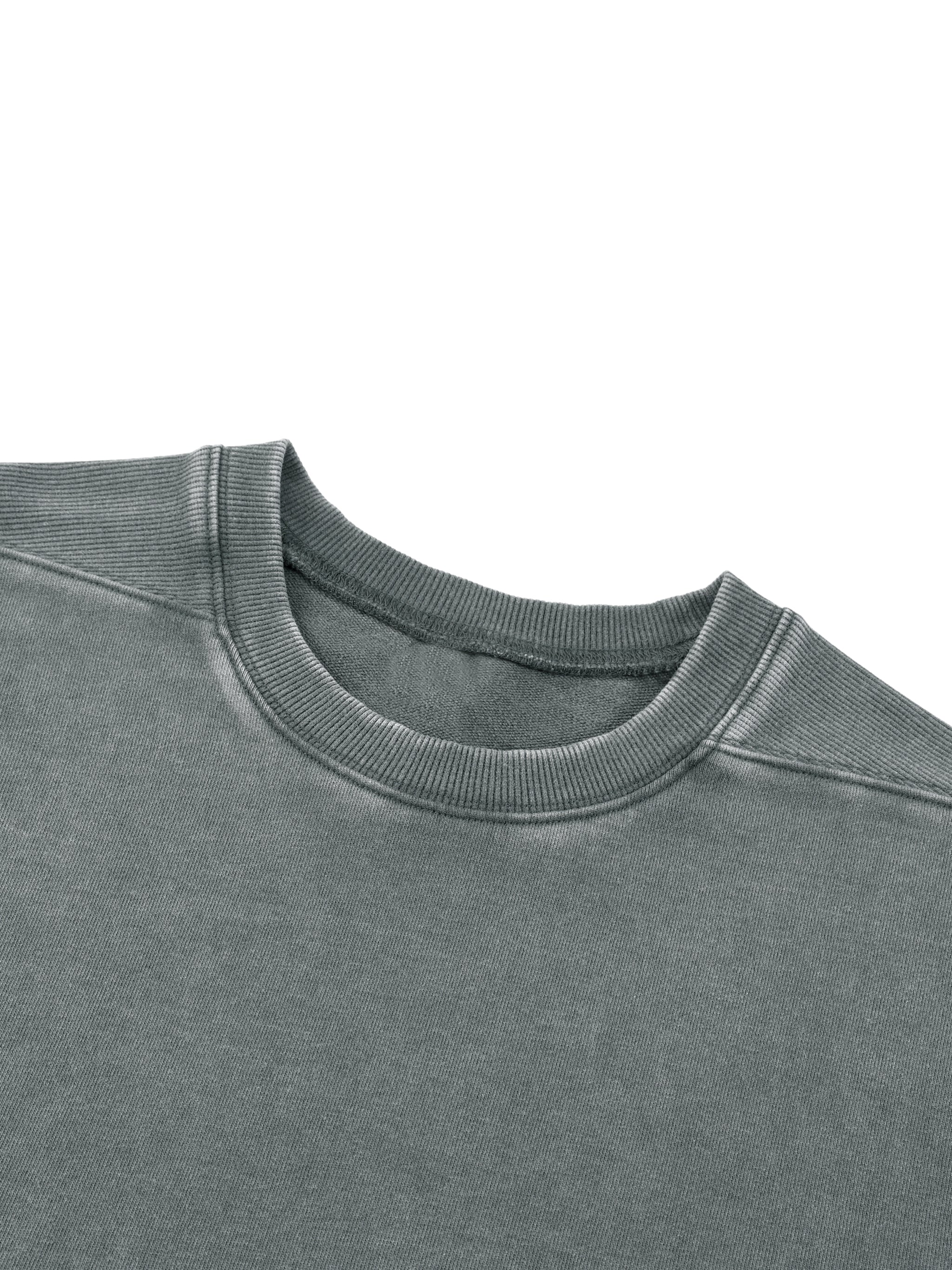 Mineral Wash Boxy Raw Edge T-Shirt