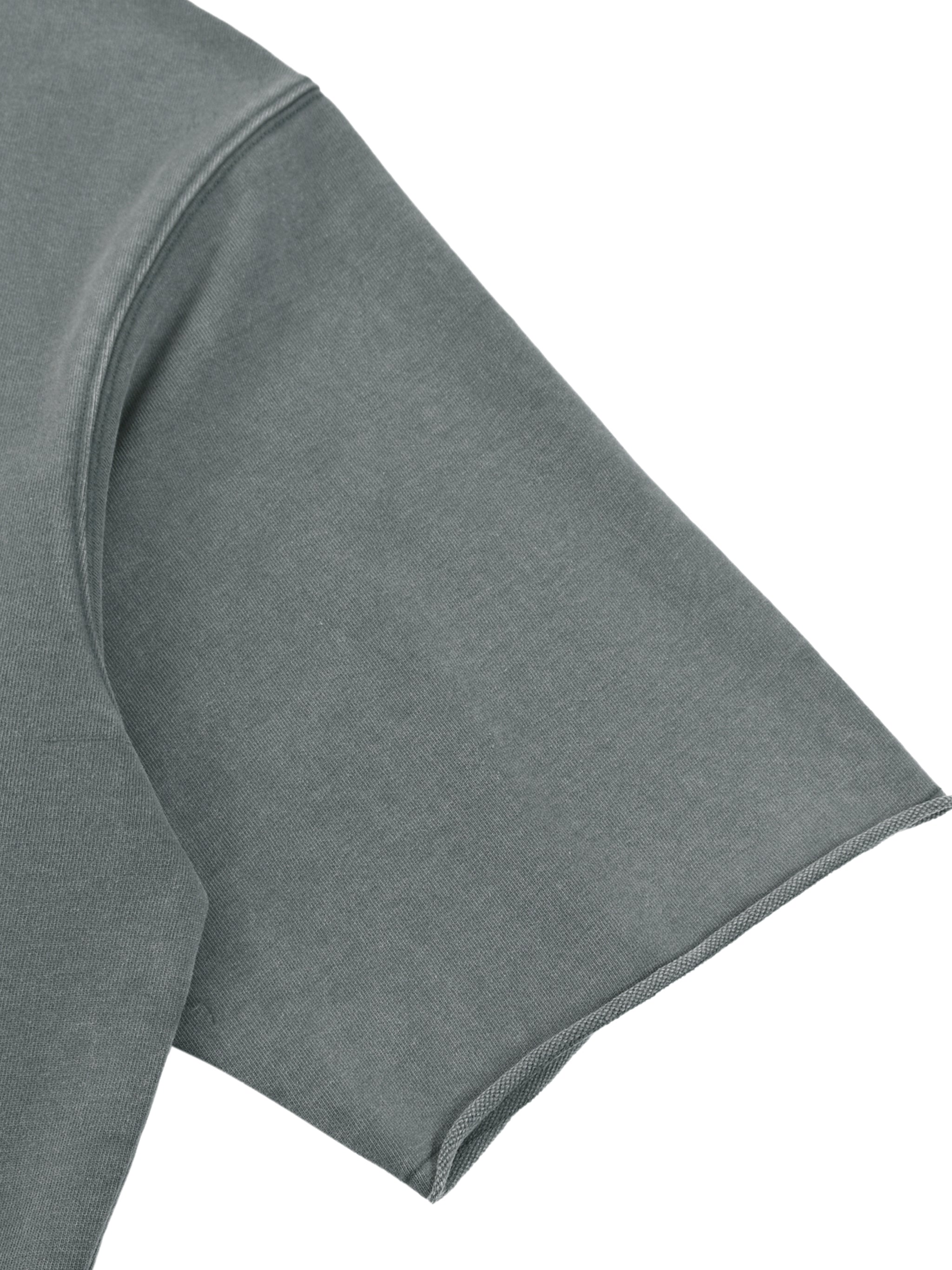 Mineral Wash Boxy Raw Edge T-Shirt