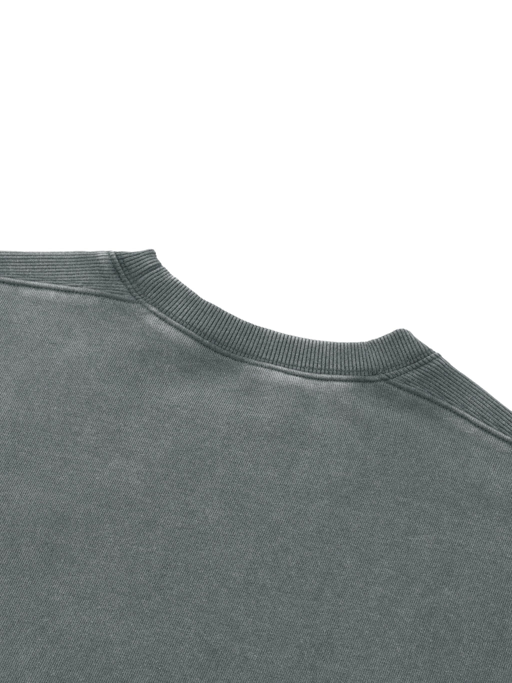 Mineral Wash Boxy Raw Edge T-Shirt