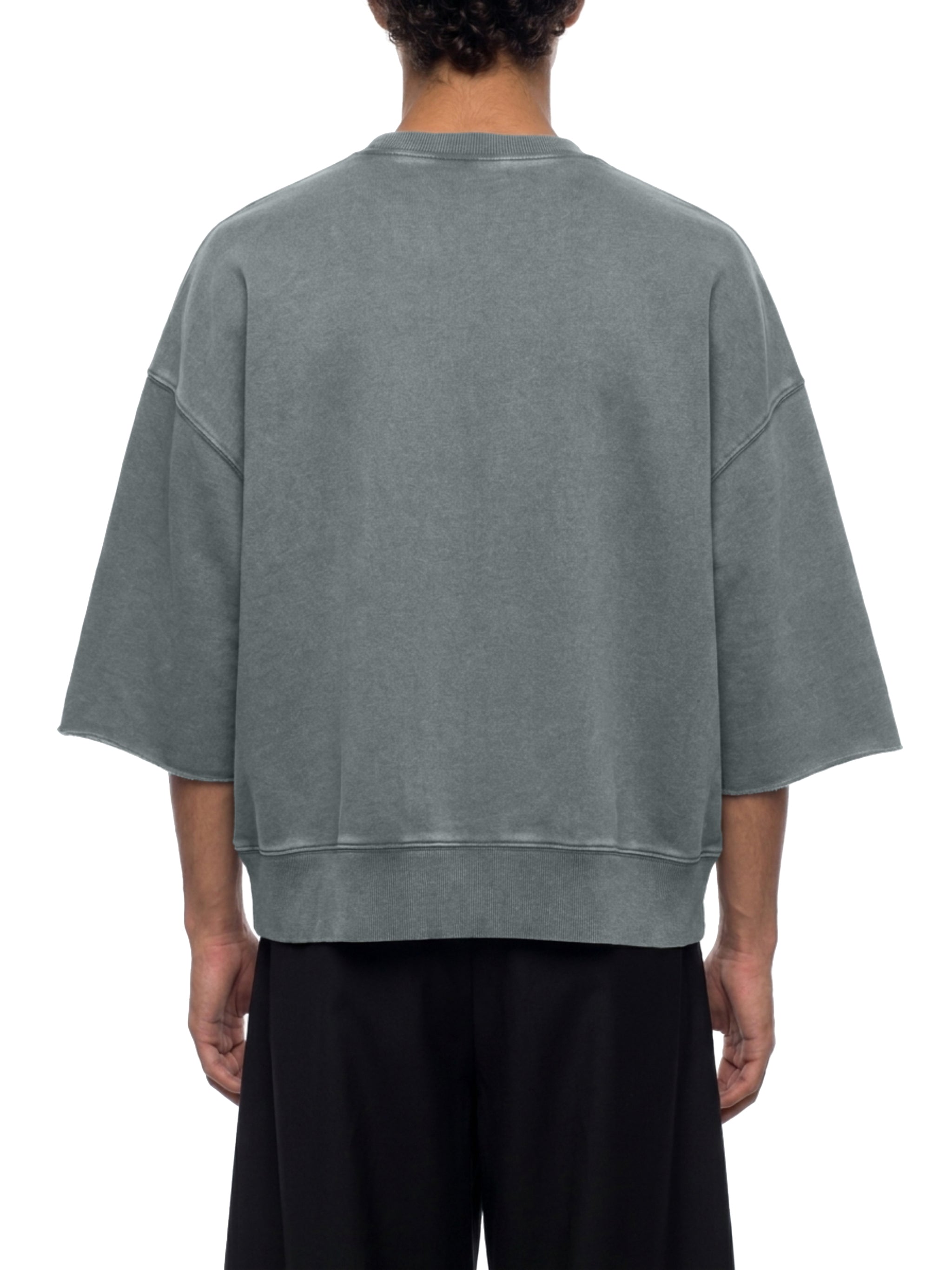 Mineral Wash Boxy Raw Edge T-Shirt